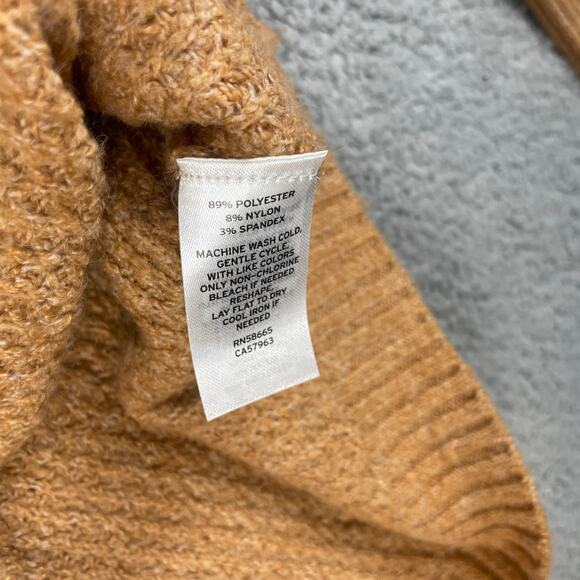 Abound Women's M Brown Polyester Nylon Spandex Turtleneck Long Sleeve Sweater - Picture 4 of 9